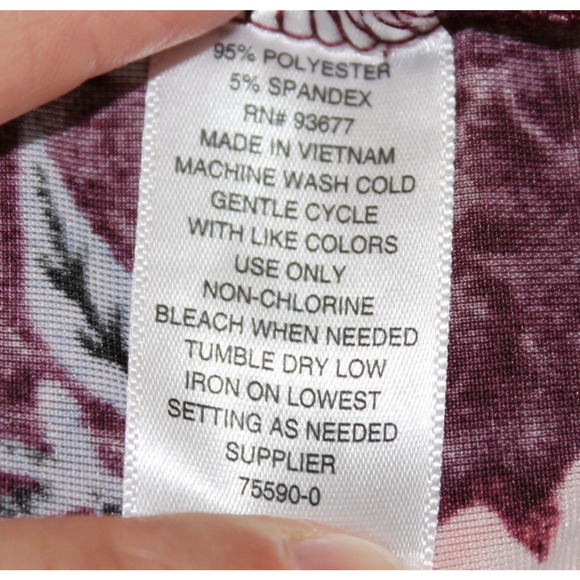 Velvet Floral Top Burgundy Whimsigoth‎ Witchy Romantic Flutter Fall Y2 Size S - Picture 4 of 6